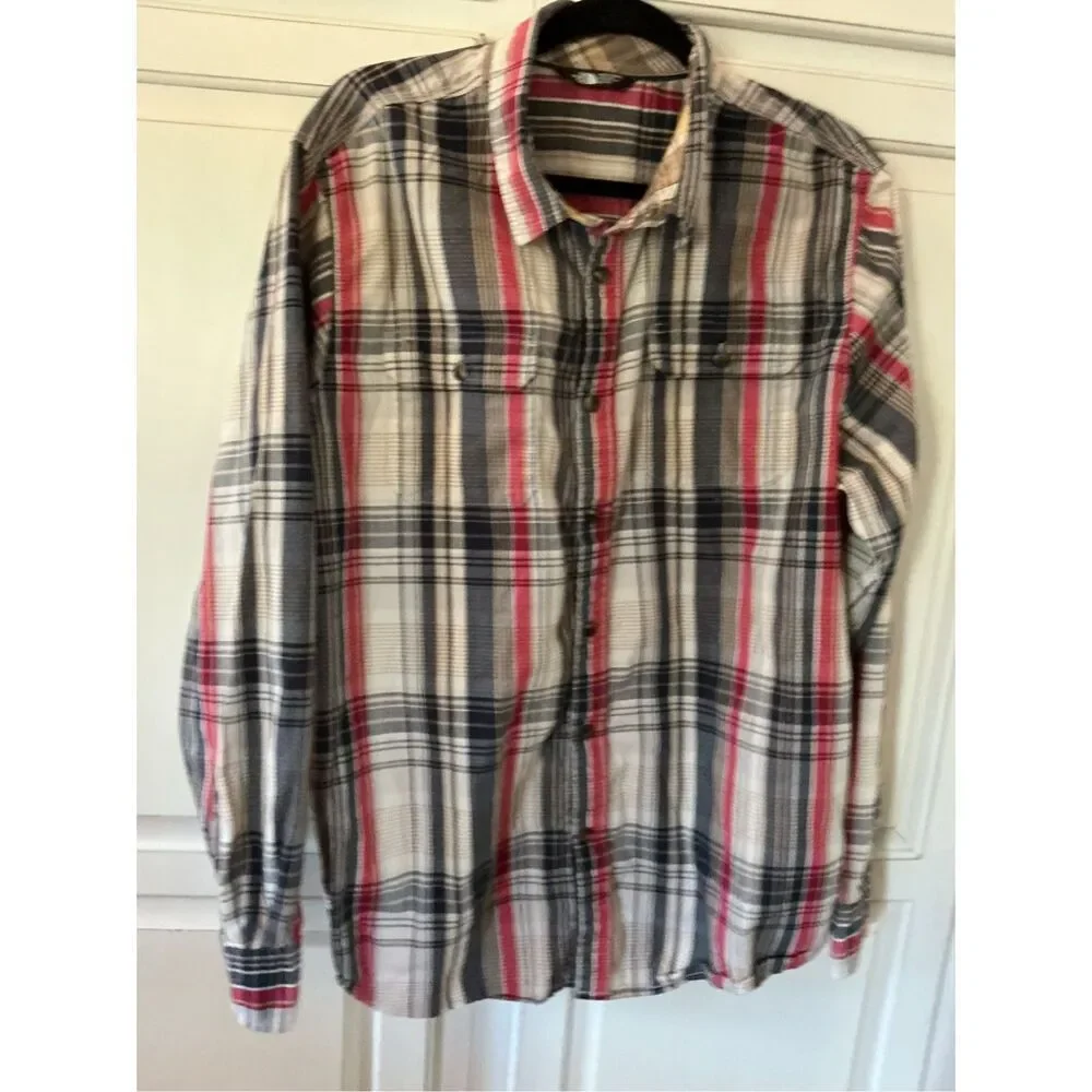 The North Face Long Sleeve Ridgecrest Button Down Sz XL Plaid